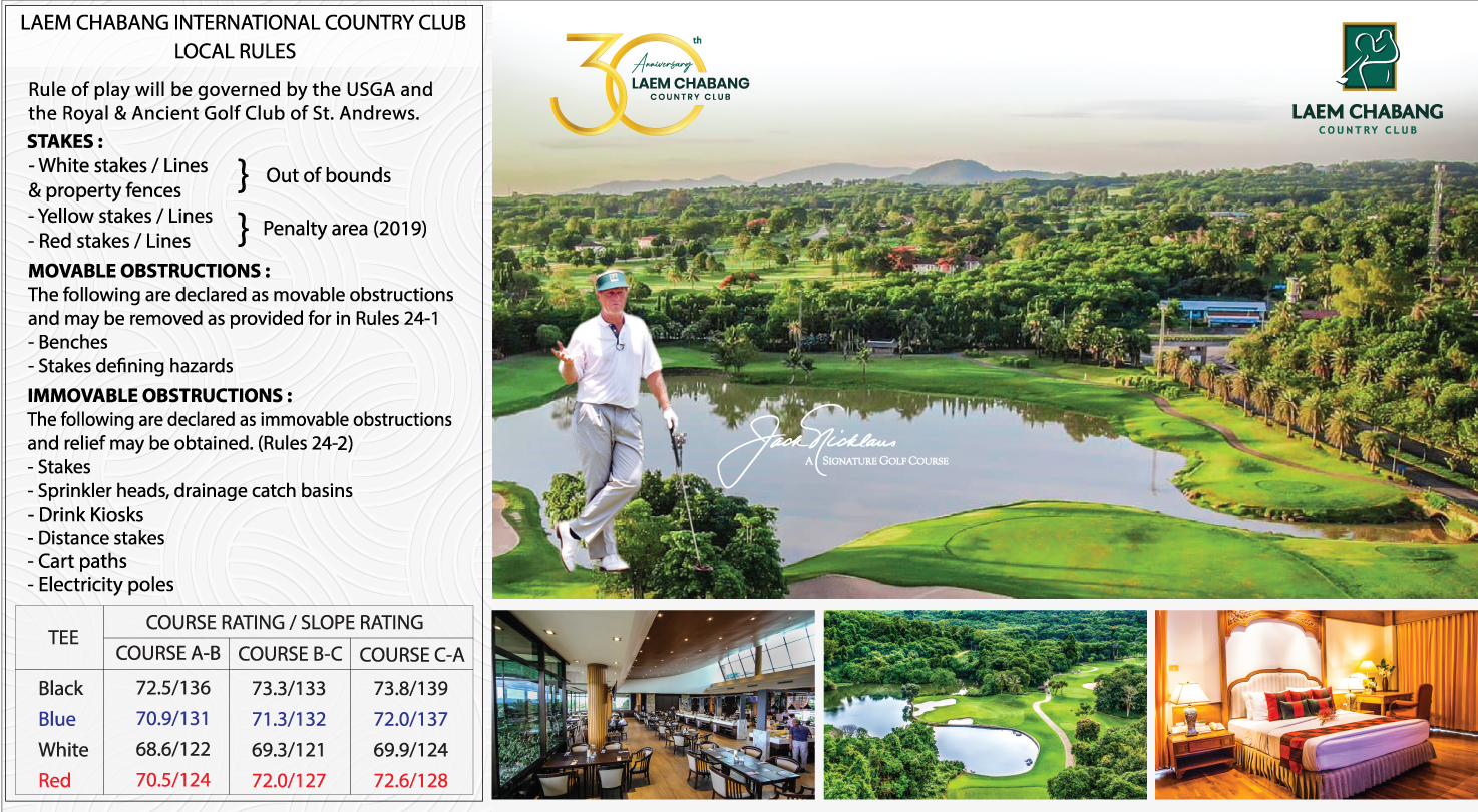 best golf course in thailand score card